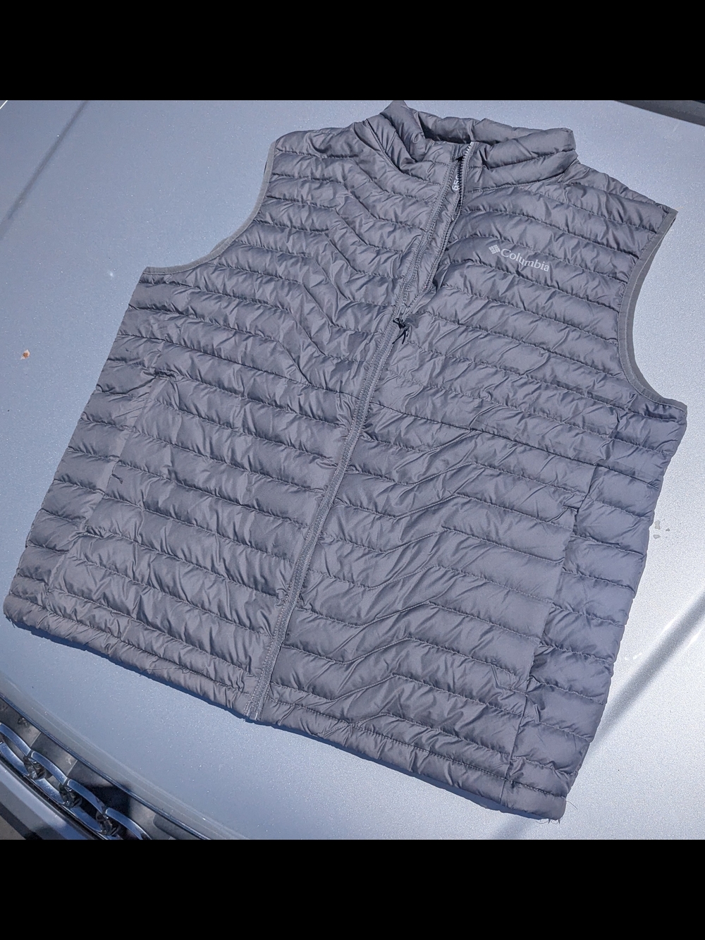 Columbia Men's Quilted Packable Vest - Gray XXL